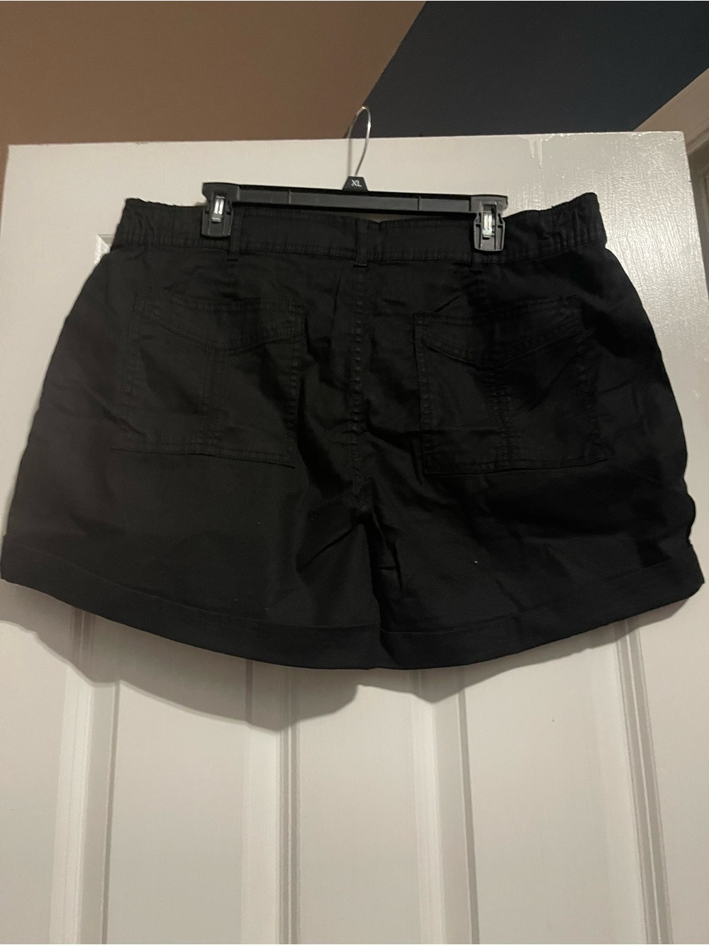 Time and Tru Black Women's Utility Shorts - Picture 2 of 2